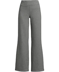 Lands' End Women's Tall Starfish High Rise Pull On Wide Leg Pocket Pants