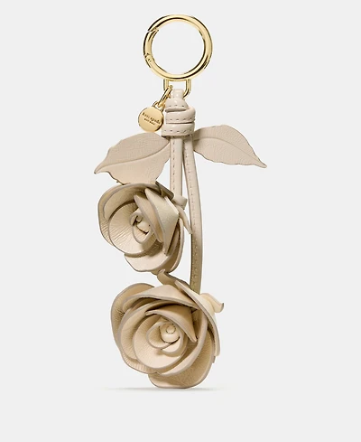 kate spade new york Crinkle Patent Leather Stacked Rose Bag Charm