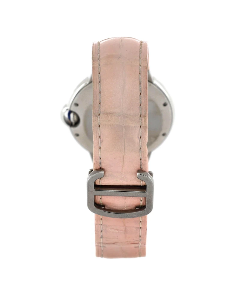 Pre-Owned Cartier Ballon Bleu de Cartier Automatic Watch in Stainless Steel and Alligator 36mm