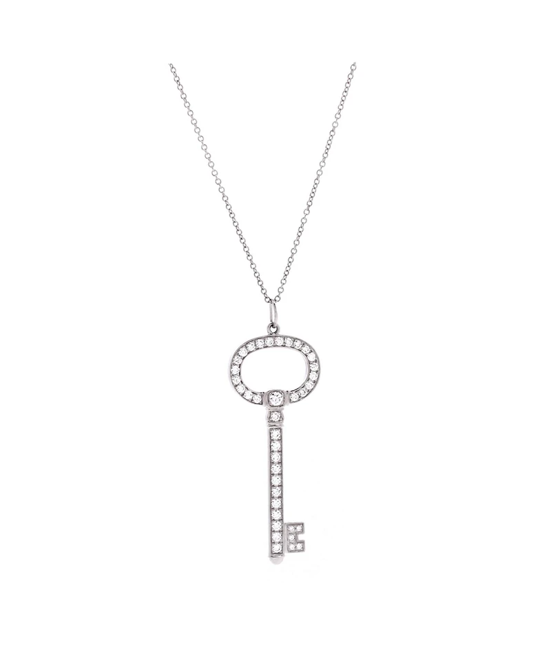 Pre-Owned Tiffany & Co Oval Key Pendant Necklace