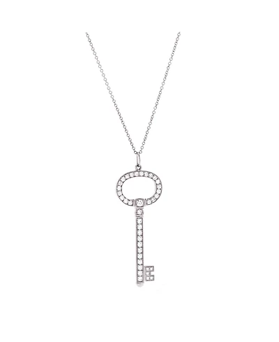Pre-Owned Tiffany & Co Oval Key Pendant Necklace