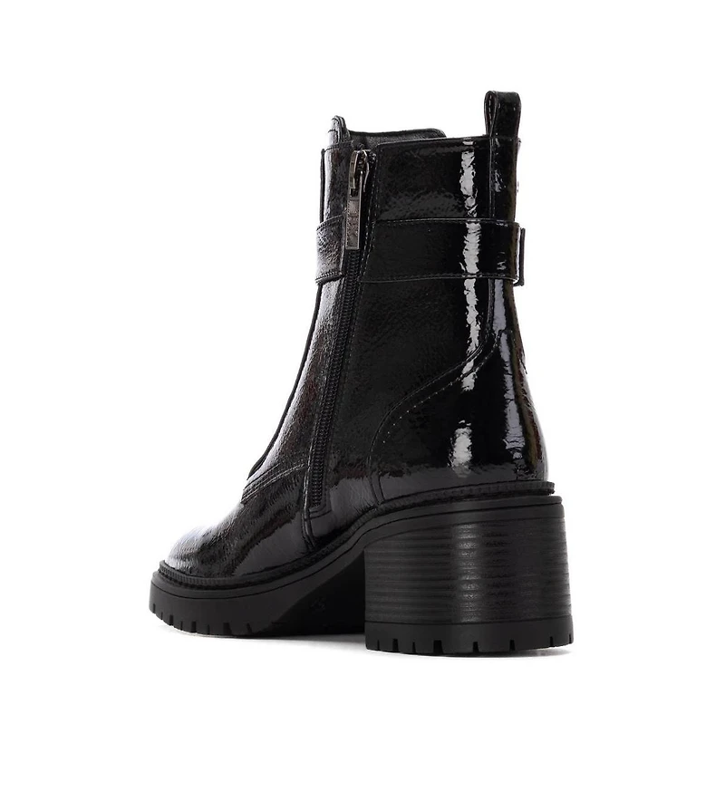 Xti Women's Patent Leather Heeled Ankle Booties By Xti