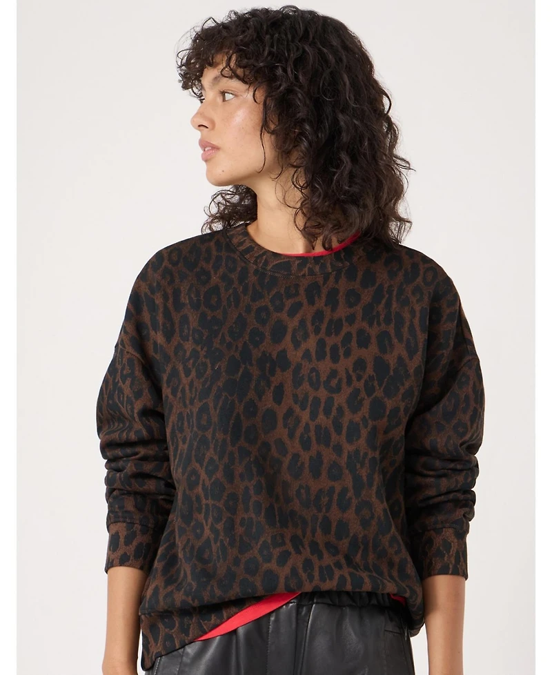 Hush Women's Leopard Print Sweatshirt