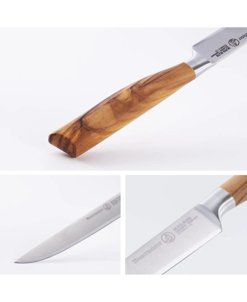 Messermeister Oliva Elite Fine-Edge Steak Knife Set / 4 Pc.