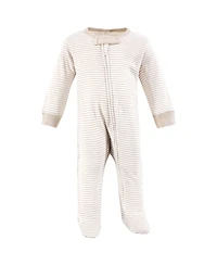 Touched by Nature Baby Boys Organic Cotton Sleep and Play, Otters, 0-3 Months