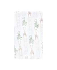 Hudson Baby Cotton Flannel Burp Cloths 10-Pack, Modern Safari Friends, One Size