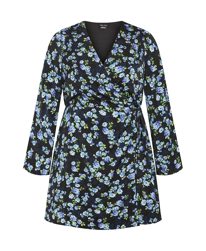 City Chic Plus Lenna Print Dress