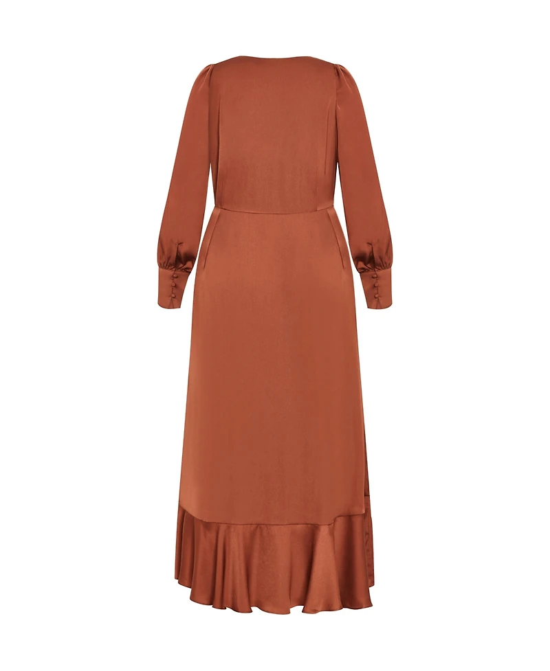 City Chic Plus Oki Maxi Dress