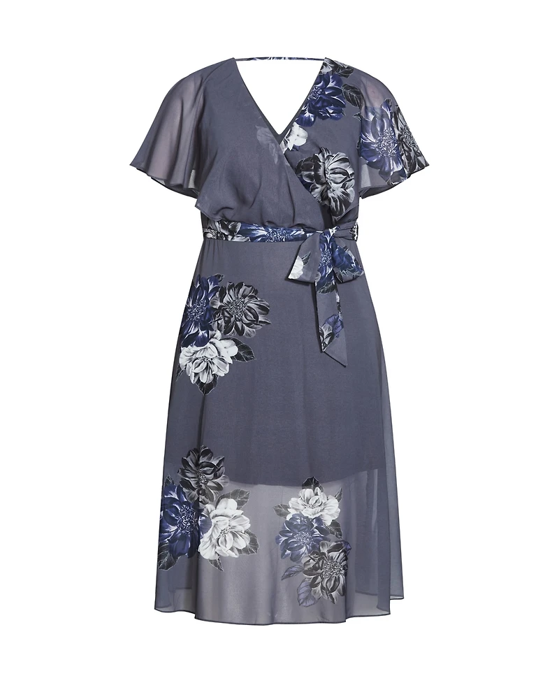 City Chic Women's Plus Bouquet Dress