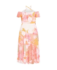 City Chic Women's Vera Print Maxi Dress