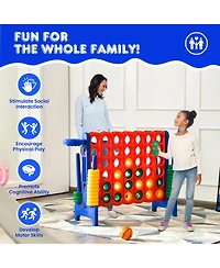 Sugift 2.5Ft 4-to-Score Giant Game Set