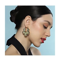 Women's The Puffer-Bolt Hoop Earrings - California Gold