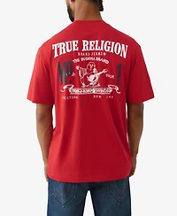 True Religion Men's Short-Sleeve Horseshoe Logo T-Shirt