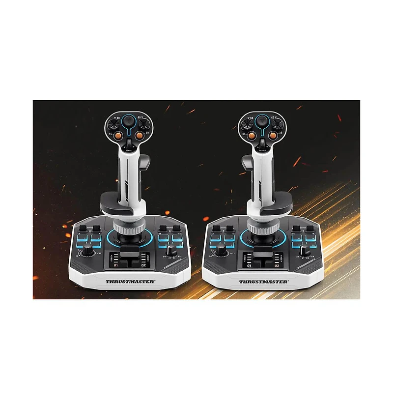 Thrustmaster Sol-r Dual Flightstick Space Simulation Controller Set for Pc