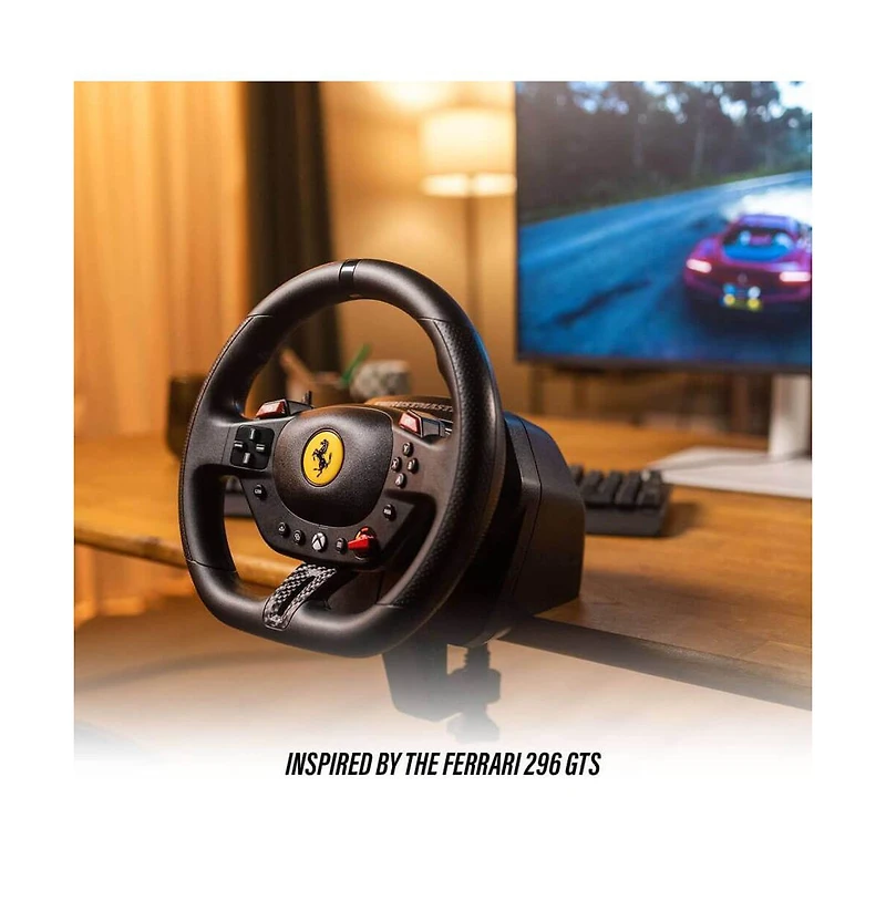 ThrustmasterFerrari 296 Gts Racing Wheel and Pedal Set for Xbox and Pc