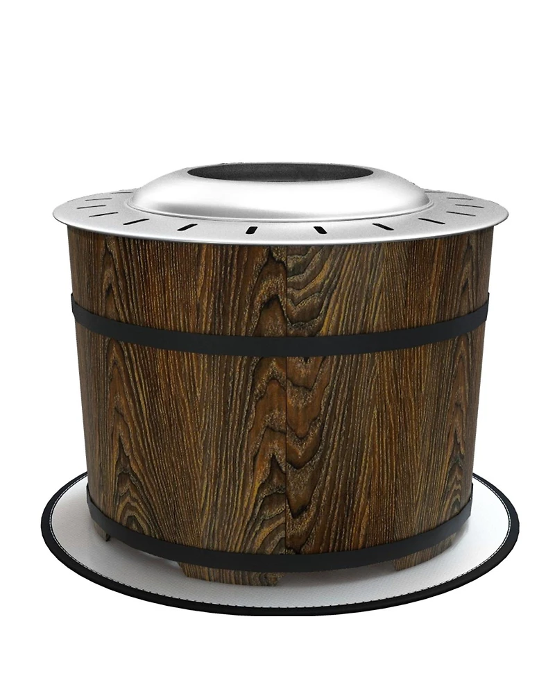 Slickblue Modern Outdoor Fire Pit for Patio, Garden, or Relaxing Evenings