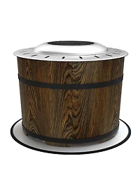 Slickblue Modern Outdoor Fire Pit for Patio, Garden, or Relaxing Evenings