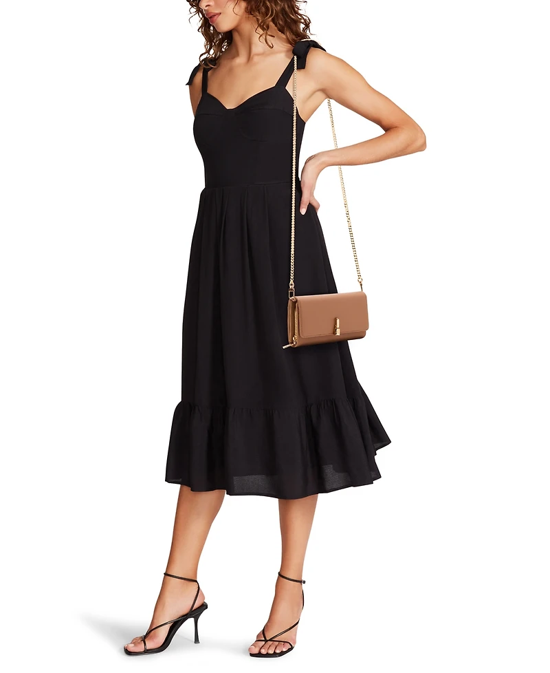 Anne Klein Wallet on Chain with Lock Charm