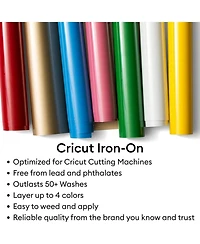 Cricut Explore 4 Cutting Machine with Vinyl and Iron-On Sheets Bundle