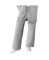 ellos Women's Wide Leg French Terry Sweatpant