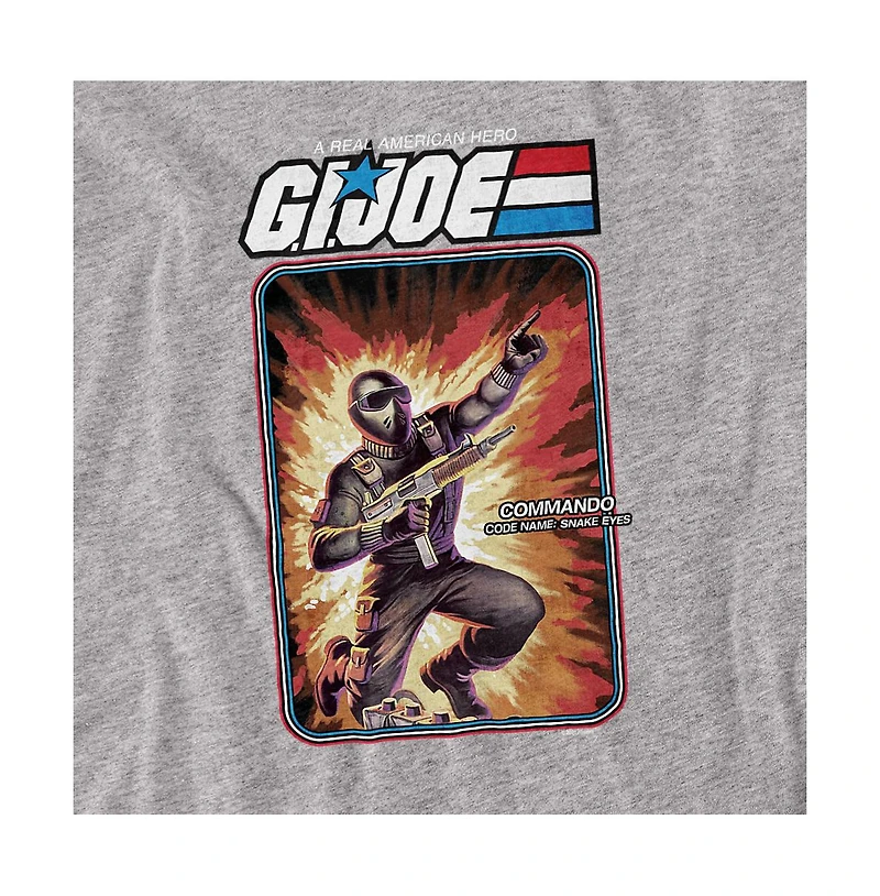 Hasbro+ Men's Hashbro+ G.i. Joe Snake Eyes Card T Shirt