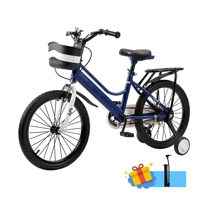 Artudatech 16" Kids Bike for Boys and Girls with auxiliary wheels & Rack