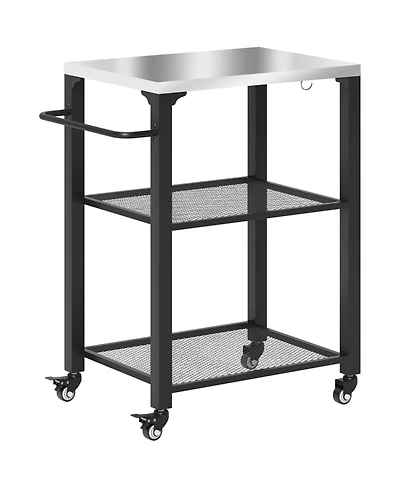 Slickblue Foldable Camping Cart for Outdoor Cooking and Equipment