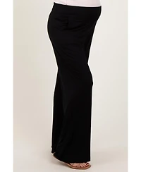 Pinkblush Maternity Black Basic Wide Leg Pocketed Pants