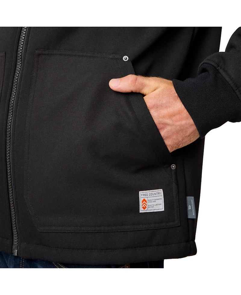 Free Country Men's Wind River Burly Canvas Softshell Jacket