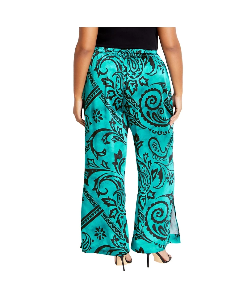 City Chic Women's Sienna Print Pant
