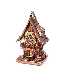 Robotime 3D Puzzles Cuckoo Clock Mechanical 3D Wooden Puzzle, Unique Holiday Gifts, Decorative Ornaments for Adult Kid