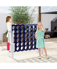 Sugift Jumbo 4 in a Row 4-to-Score Giant Game Set-White