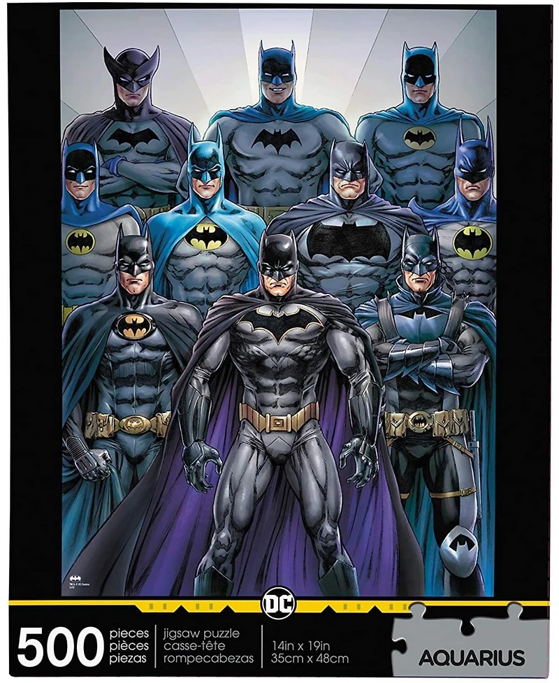 Nmr Distribution Dc Comics Batman Batsuits 500 Piece Jigsaw Puzzle
