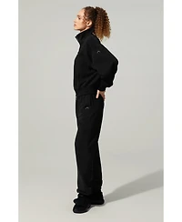 Lilysilk Silkerry Oversized Heirloom '89 Zip Stand Collar Jacket