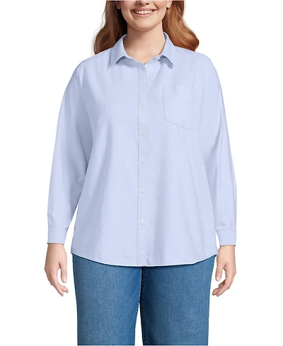 Lands' End Women's Plus Oxford Shirt