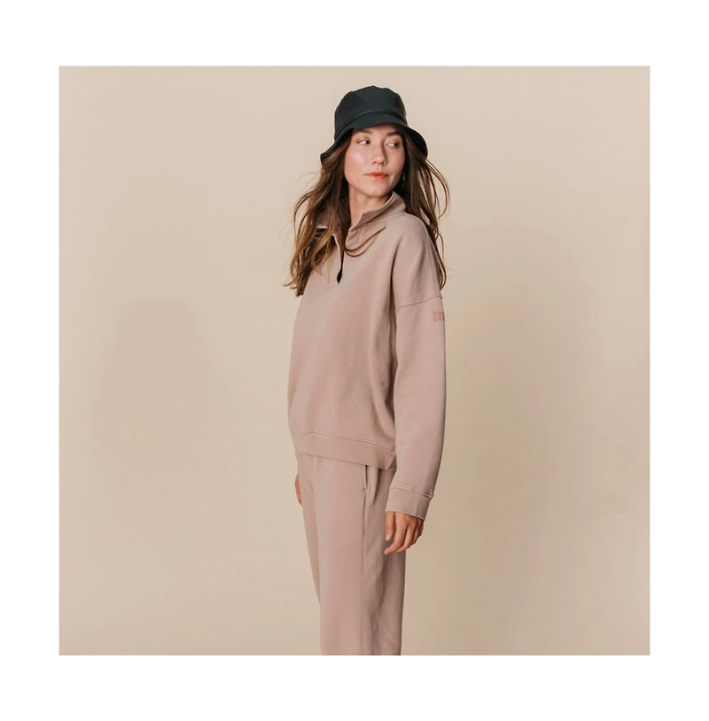 Ocio Women's Organic Cotton Teddy Polo Crew