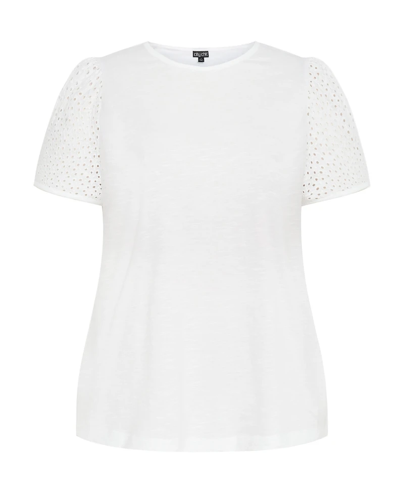 City Chic Plus Linny Top