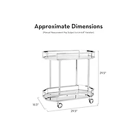 Z Gallerie Metropolitan Bar Cart