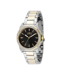 Invicta Women's Speedway Quartz 3 Hand Black Dial Watch