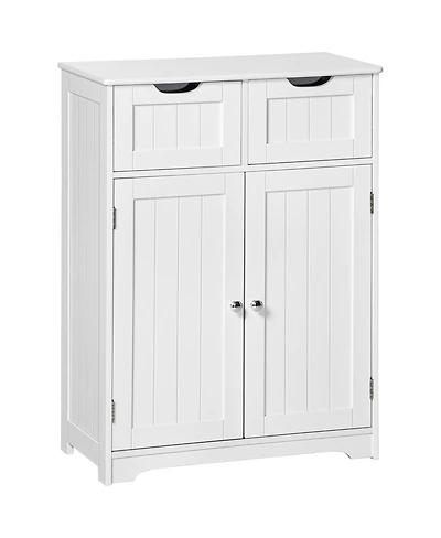 Slickblue Compact Bathroom Storage Cabinet for Small Spaces