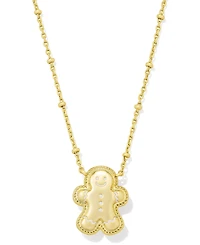 Kendra Scott 14K Gold-Tone Over Brass Short Pendant Necklace