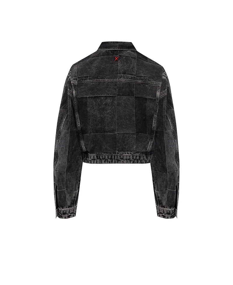 Pcfg Women's Colorblocked Denim Jacket