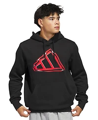 adidas Men's Graphic Big Logo Sportswear Hoodie