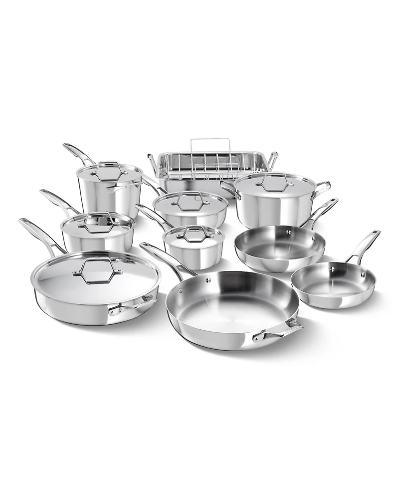 Calphalon Premier Stainless Steel 16-Piece Cookware Set