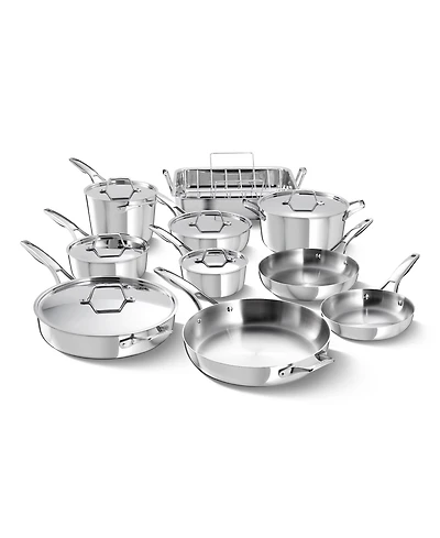 Calphalon Premier Stainless Steel 16-Piece Cookware Set