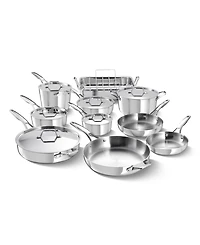 Calphalon Premier Stainless Steel 16-Piece Cookware Set