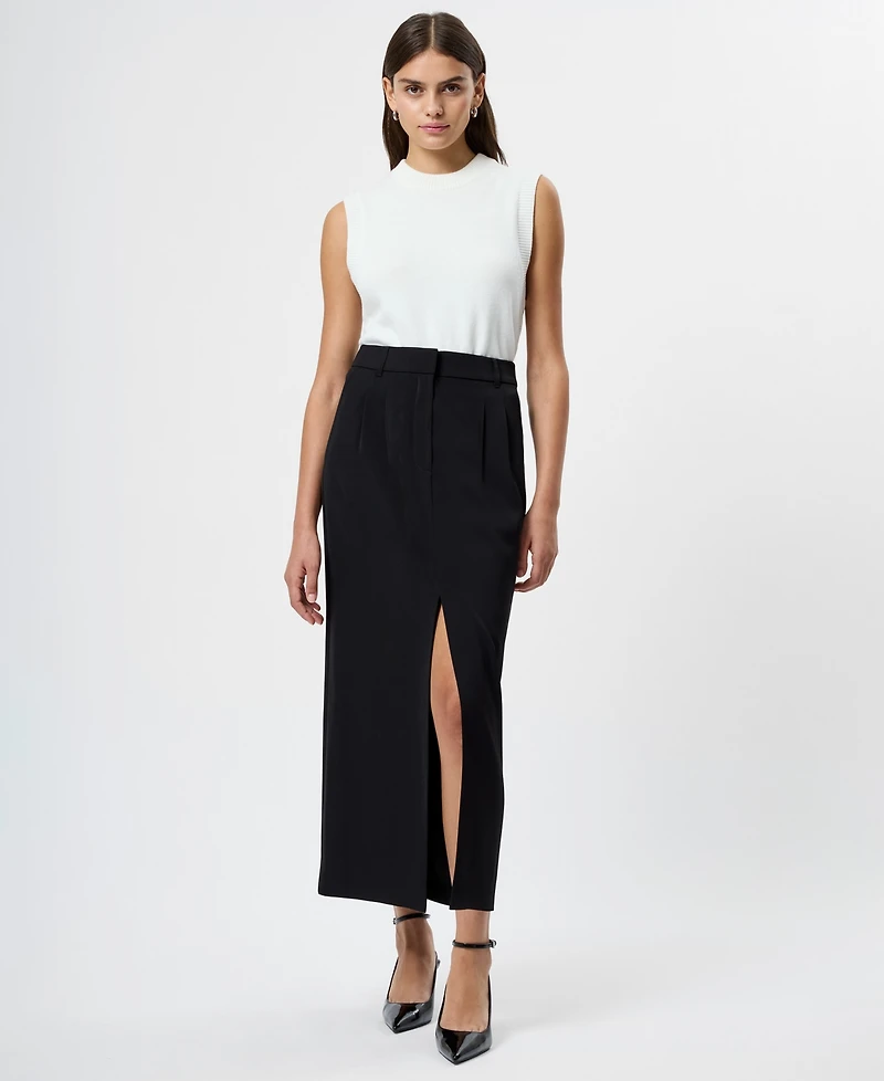 French Connection Women's Harry Suiting Midi Skirt