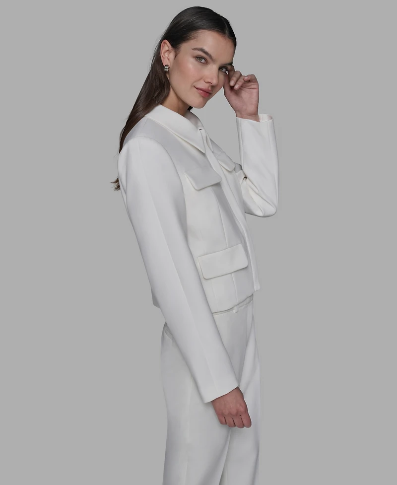 Karl Lagerfeld Paris Women's Collared Jacket