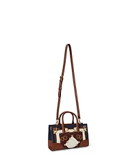 Lauren Ralph Lauren Belting-Print Devyn Tote Bag