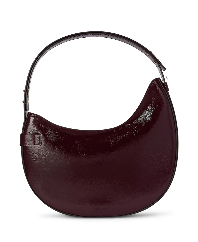 Lauren Ralph Lauren Crinkle Patent Leather Tasha Shoulder Bag